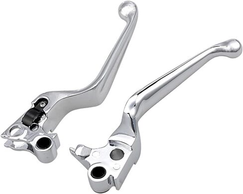 1 Pair of Chrome Billet Aluminum Clutch Brake Hand Levers Replacement for 1996 1997 1998 1999 2000 2001 2002 2003 Harley Sportster XL 883 1200, 1996-2010 Softail Fat Boy Dyna Heritage in Saudi Arabia