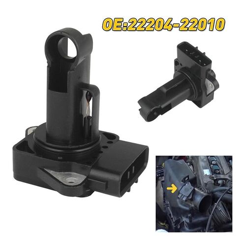 Mass Air Flow Meter MAF Sensor Compatible with Toyota Compatible with Lexus Compatible with Scion 22204-22010 222040C020 2451095 1976030 1580777 7450009 2220422010 in Saudi Arabia
