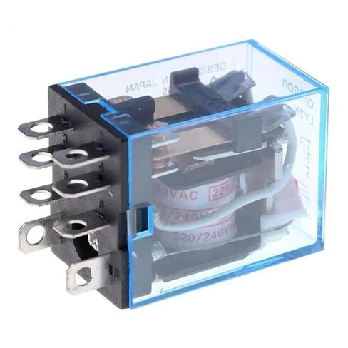 1pcs General Purpose LY2NJ HH62P Electronic Micro Electromagnetic Relay LED Lamp 10A 8 Pins Coil DPDT DC12V 24V AC110V 220V (380V AC) in Saudi Arabia