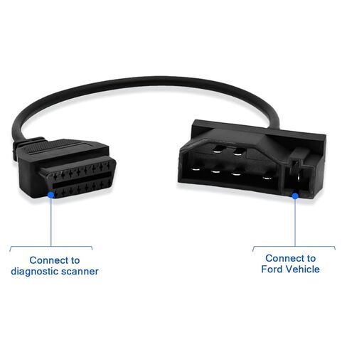 كابل محول obd1 إلى obd2 لمركبات فورد obd2 16pin إلى obd1 7pin obdii موصل تشخيص السيارة متوافق مع الماسح الضوئي التشخيصي obd ii (7pin لفورد) in Kuwait