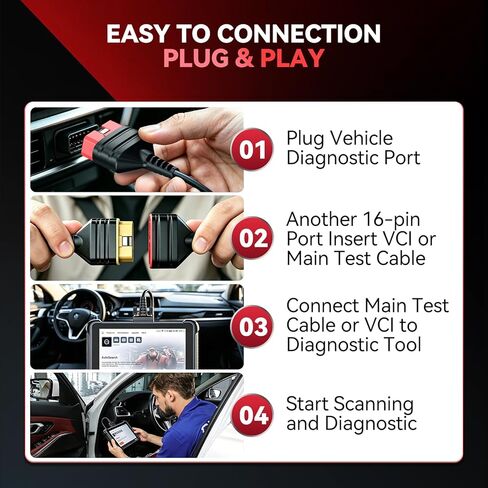THINKCAR THINKDIAG 16 Pin Obd2 كابل تمديد عالمي من ذكر إلى أنثى فائق الانخفاض مسطح obdii تحويل محول تشخيص الكابل للماسح الضوئي Thinkscan، 2 قدم، 60 سم in Kuwait