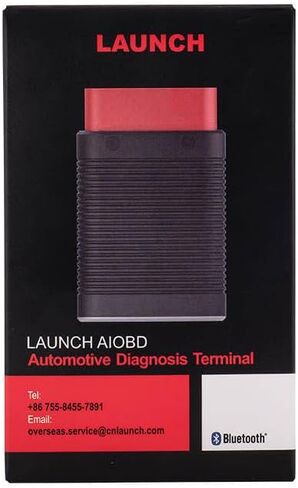 إطلاق موصل الماسح الضوئي AIOBD Bluetooth obd2، موصل الماسح الضوئي العالمي obd2 عالي السرعة لـ 95% من السيارات. in Kuwait