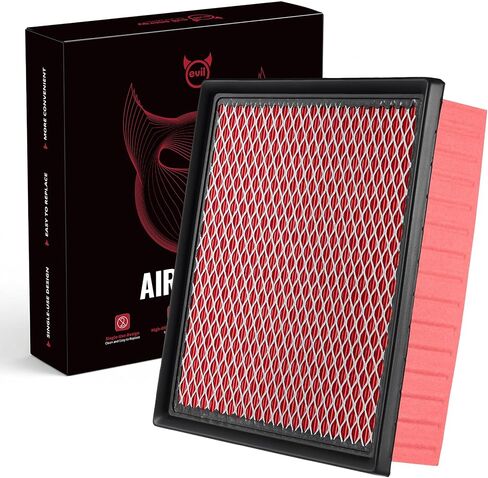 EVIL ENERGY Engine Air Filter, Compatible with Toyota 2011-2025 Camry/Highlander/Sienna/Avalon/Tacoma/4Runner, Lexus 2010-2025 ES/NX/RX, Jeep 2009-2025, Dodge 2011-2025, Replace CA10755 in Kuwait