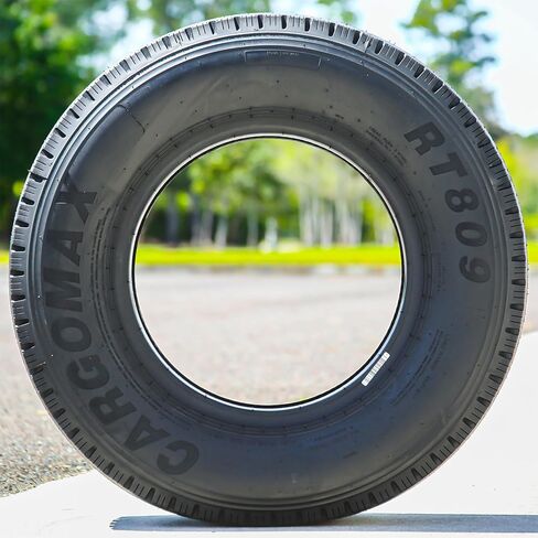 Set of 4 (FOUR) Cargo Max RT809 All Steel Heavy Duty Premium Trailer Radial Tires-ST225/75R15 225/75/15 225/75-15 123/119M Load Range G LRG 14-Ply BSW Black Side Wall in Saudi Arabia