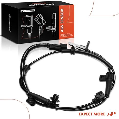 A-Premium Front Left ABS Wheel Speed Sensor Compatible with Ford F250 F350 F450 F550 F600 Super Duty [with Twin I Beam Suspension] 2020 2021 2022 2023 2024, Front Driver Side in Kuwait
