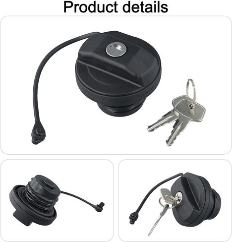 Fuel Filler Cap with Keys for Land for Rover Defender 90 110 130,Replacement Gas Tank Cover Locking Lid OEM LR075664 LR032977 in Saudi Arabia