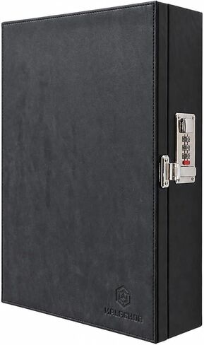 Faraday Key Box with Combination Lock (Black) – Wall Mounted Signal Blocking Box for Car Keys, RFID Cards & Fobs – Holds 6 Keys + 2 Card Sleeves From Malachor in Kuwait