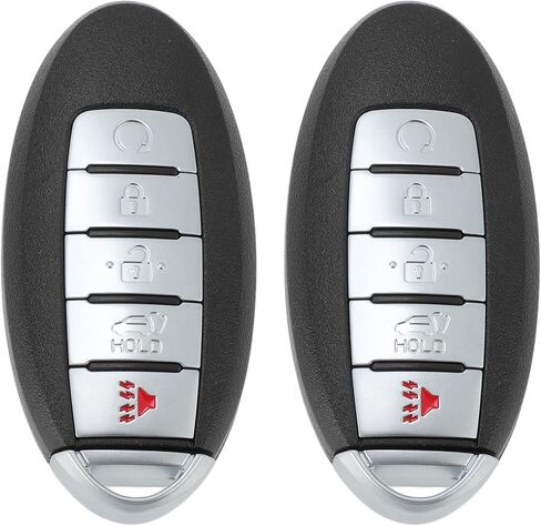 X AUTOHAUX CWTWB1G744 433Mhz Replacement Keyless Entry Remote Smart Key Fob for Nissan Armada 17-20 for Infiniti QX80 LE Premium 285E31LA5A 46 Chip 5Buttons 2Pcs in Kuwait