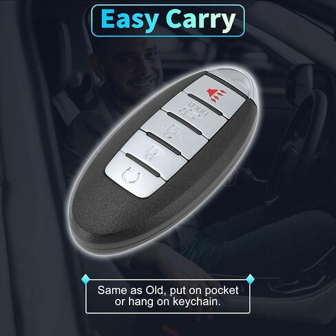 X AUTOHAUX CWTWB1G744 433Mhz Replacement Keyless Entry Remote Smart Key Fob for Nissan Armada 17-20 for Infiniti QX80 LE Premium 285E31LA5A 46 Chip 5Buttons 2Pcs in Kuwait