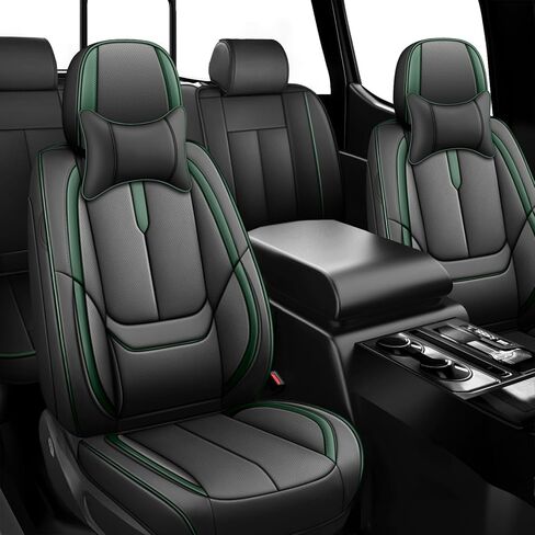 ILMO Car Seat Covers Tailored for Hyundai Kona 2018-2026– Airbag-Compatible Auto Chair Covers – All-Inclusive Seats Cover(Beige&Brown, Luxury Full Set) in Saudi Arabia