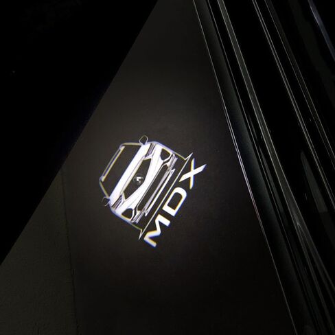 2pcs Car LED Door Logo Projector Ghost Shadow Light Compatible for MDX 2007-2020 Series Accessories LED Laser Car Courtesy Step Light in Saudi Arabia