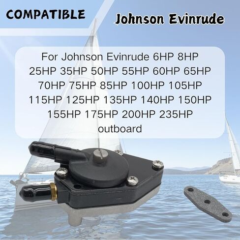 قارب البحرية 438559 مضخة الوقود لجونسون Evinrude 6 8 25 35 50 55 60 65 70 75 85 100 105 115 125 135 140 150 155 175 200 235 HP استبدال المحركات الخارجية 388555 0433390 in Kuwait