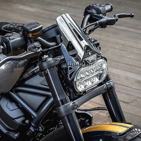 زجاج أمامي جديد للدراجات النارية يناسب Sportster S / Sportster S RH1250S 2021 2022 2023 دراجة نارية رياضية موجهة باللون الأسود للكمبيوتر الزجاج الأمامي هدية منحرف الرياح شاشة الرياح in Kuwait