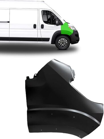 Front Fender Panel with Holes Primed Finish E-coated Iron Material for Ram ProMaster 1500 2500 3500 2023 2024 2025, for Ram ProMaster EV 2024 2025 (Front Left Driver Side) in Saudi Arabia