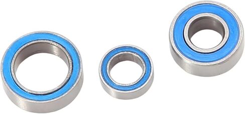 Compatible with Tamiya for TT01 TT01E TT01D for TT02B 1/10 RC Car Upgrades Parts Accessories 20PCS Rubber Sealed Ball Bearing Kit RC Assortment in Kuwait