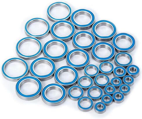 RC Car Parts Compatible with Traxxas 8s for X-Maxx 77086-4 1/5 RC Crawler Car Parts Accessories 33Pcs Wheel Hub Axle Rubber Sealed Ball Bearing Kit in Saudi Arabia