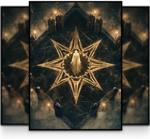 MTG Card Sleeves 105PCS | Dark Fantasy Style | The Pale Ministry | Matte Finish + Clear Front | 66x92mm – Standard Magic Size in Saudi Arabia