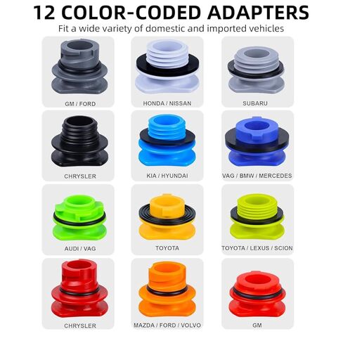 STONESTAR Engine Oil Funnel Kit, 18-Piece No Spill Oil Funnel Set with 12 Adapters, 1.59QT, Hands-Free, Magnetic Storage, for Oil Change, Fits GM Ford BMW Audi Toyota Honda in Saudi Arabia