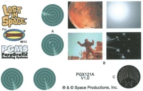 Lost In Space Jupiter 2 Model Kit Photoetch and Decal Set PGX121 in Saudi Arabia