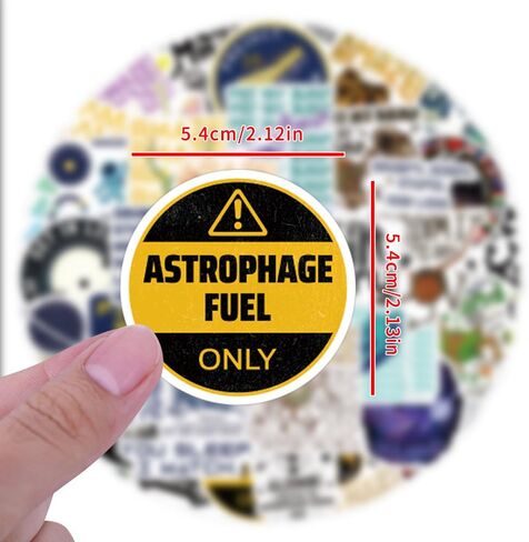 60Pcs Project Hail Mary Stickers, Funny Astronaut Stickers Waterproof Vinyl Gifts for Phone, Water Bottle, Luggage, Laptop in Kuwait
