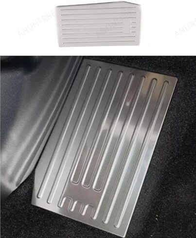Car Accessories Fit for Hyundai Tucson 2022 2023 2024 Stainless Steel Interior Footrest Pad Pedal Cover Trim 1PC Set (Silver Wire Drawing) in Kuwait