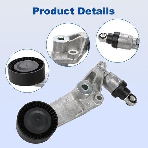 طقم شداد حزام سيربنتين متوافق مع Chevy Prizm 1998-2002، Toyota Celica 2003-2005، Corolla Matrix 2003-2008 L4 1.8L بديل لـ 38286 6PK1880 89356 419123 419-123 in Kuwait