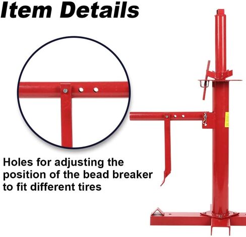 G-PLUS Manual Tire Changer, Tire Bead Breaker, Portable Hand Tool Manual Car Tire Compatible with Garage & Auto Shop in Kuwait