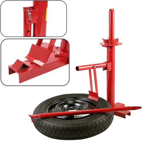 G-PLUS Manual Tire Changer, Tire Bead Breaker, Portable Hand Tool Manual Car Tire Compatible with Garage & Auto Shop in Kuwait