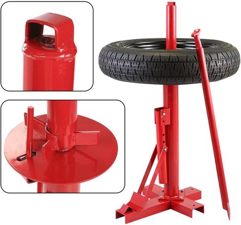 G-PLUS Manual Tire Changer, Tire Bead Breaker, Portable Hand Tool Manual Car Tire Compatible with Garage & Auto Shop in Kuwait