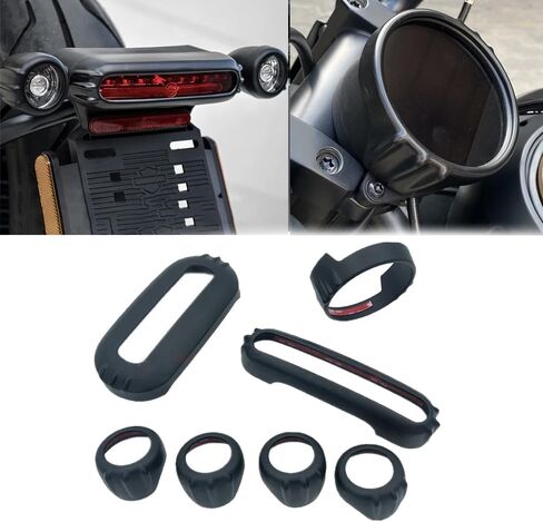 FOR Sportster S 1250 RH1250S 2025 Black Headlight Taillight Turn Signal Speedometer Bezel Cover sportster s 1250 rh1250s 2021-2026 Motorcycle Accessories (one kit) in Kuwait