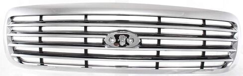 شبكة Garage-Pro متوافقة مع 1998-2011 Ford Crown Victoria ABS بلاستيك كروم / إدراج رمادي مطلي in Kuwait