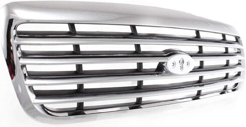 شبكة Garage-Pro متوافقة مع 1998-2011 Ford Crown Victoria ABS بلاستيك كروم / إدراج رمادي مطلي in Kuwait