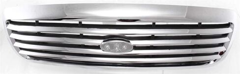 شبكة Garage-Pro متوافقة مع 1998-2011 Ford Crown Victoria ABS بلاستيك كروم / إدراج رمادي مطلي in Kuwait