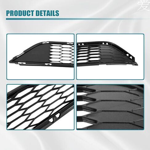 GXARTS شبكة أمامية سفلية سوداء اللون FT4Z-17K945-AA متوافقة مع Ford Edge SEL Titanium 2015-2018 in Kuwait