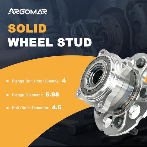 2-Pack 512501 AWD Rear Wheel Bearing Hub Assembly Fit for 12-16 Honda CR-V, for 13-15 Acura RDX, 5 Lugs w/ABS 42200T0A951 in Saudi Arabia