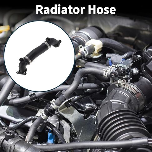 Radiator Hose Heater Hose No.11538650984 for BMW 230i Base 2.0L 2022-2025 Rubber Coolant Pipe Black 1 Pc in Kuwait