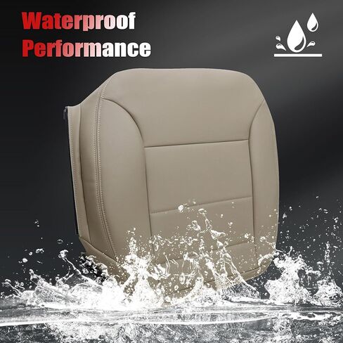 Driver Bottom Leather Replacement Seat Cover Tan Compatible with Mercedes-Benz ML 320 ML 350 ML 450 2009 2010 2011 2012 2013 in Saudi Arabia