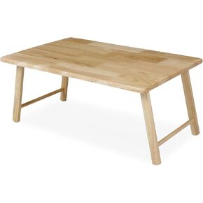 PJ Wood Folding Laptop Desk Tray, Lightweight Portable Table for Bed or Couch Computer Work, Eating at Home, Small Spaces, 24 Inch, Natural in Saudi Arabia
