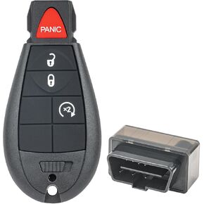 Vurkcy Key Fob Kit Replacement for 09-12 Dodge Ram& Journey/ 08-12 Durango Charger/ 08-14 Challenger/ 08-20 Grand Caravan/ 08-13 Grand Caravan/ 08-16 Chrysler Town Country/ 09-12 VW Routan in Kuwait