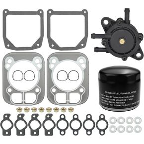 24-841-04S Cylinder Head Gasket Kit with Oil Filter Fit for Kohler CV25 CV724 CV730 CH25 CH730 CH740 Engine Replace 24-841-03S 24-041-37S with Fuel Pump Valve Cover Gasket in Saudi Arabia