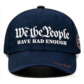 We The People Hat for Men Women We The People Had Enough Patriotic Baseball Cap Freedom USA Hat Blue in Saudi Arabia