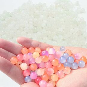 UV Color Changing Beads, 100Pcs 8mm UV Beads Color Changing Sun Sensitive Bead, Bead for Bracelet DIY Jewelry Making in Saudi Arabia