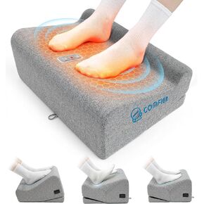 Comfier Foot Rest Under Desk with Heat,Foot Warmer,Office Chair&Home Gaming Desk Footstool,Heated Footrest,Adjustable Ergonomic Foot Stand,Memory Foam Support Cushion,Gifts forMen,Women in Saudi Arabia
