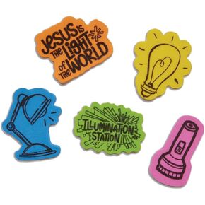 Lifeway Kids VBS 2026 Illumination Station Sticky Foam Shapes (Package of 150 Pieces) in Kuwait