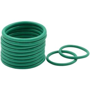 2/5/10/20PCS Green Rubber O Ring Seals OD 8-70mm CS 2.4/3.1/3.5mm Heat-Resistance FKM Sealing Gasket(OD 70mm-2Pcs,CS 3.5mm) in Kuwait