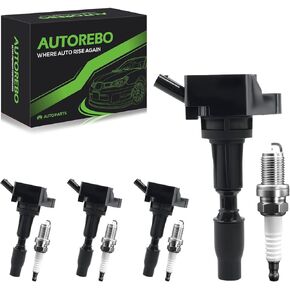 Set of 4 Ignition Coils Pack UF781 3052059B013 & Iridium Spark Plugs Compatible with Honda Accord CR-V Civic & Acura RDX TLX, L4 1.5L 2.0L # GN10886 CM11-124A 95660 CM11122# 2017 2018 2019 2020 2021 in Saudi Arabia