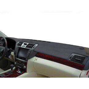 Black Leather Car Tray Dashboard Cover Car Dash Pad Car Dashboard Mat Compatible for Lexus LS 460 (2007-2012 Year) in Saudi Arabia