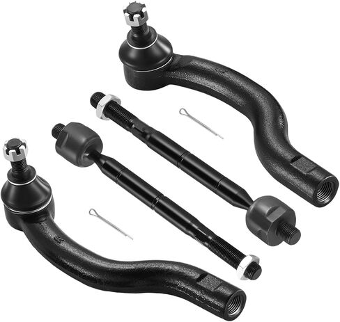 طقم أطراف قضيب ربط 4 قطع متوافق مع Toyota RAV4 2006-2018، 2xOuter ES800053 ES800054، 2xInner EV800328 in Kuwait