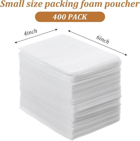 400PCS Cushion Foam 4 x 6 Inch Pouches Foam Wrap Pouches, Packing Pouch Packing Cushioning Supplies Protect Mug, Cup, Glasses, China, and Dishes in Saudi Arabia
