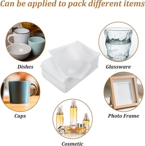 400PCS Cushion Foam 4 x 6 Inch Pouches Foam Wrap Pouches, Packing Pouch Packing Cushioning Supplies Protect Mug, Cup, Glasses, China, and Dishes in Saudi Arabia